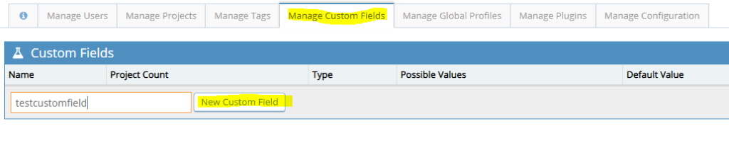 Mantis Custom Field