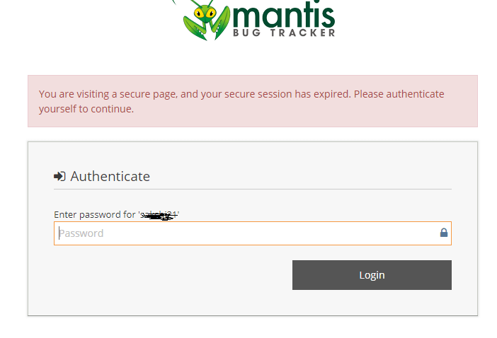 Mantis Login