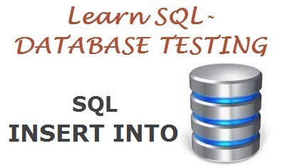 Sql insert into command