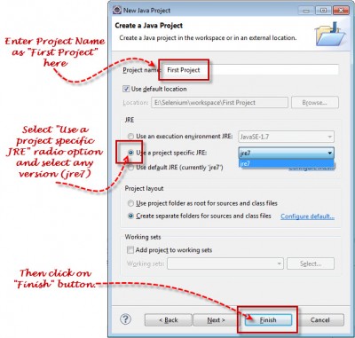 create-java-project - Software Testing Class
