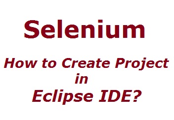 How to Create Project in Eclipse IDE?