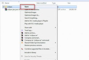 open-extracted-eclipse-folder