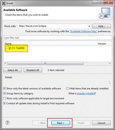 Installation of TestNG in Eclipse IDE - Selenium WebDriver Tutorial ...
