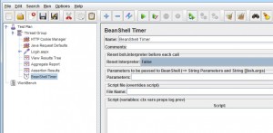 BeanShell Timer JMeter