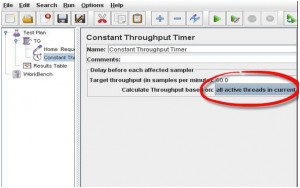 JMeter Constant Throughput Timer