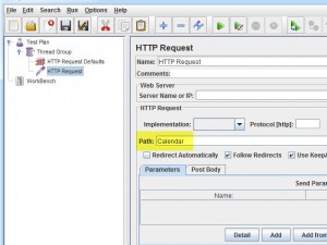 JMeter HTTP request