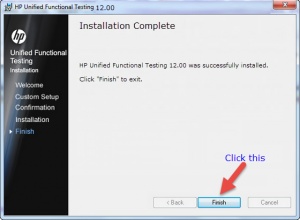 HP Unified Functional Testing 12 Installed