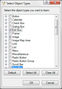 Select Object Types