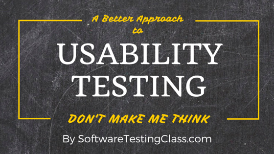 Usability Testing Approach