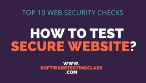 Top 10 Web Security Checks