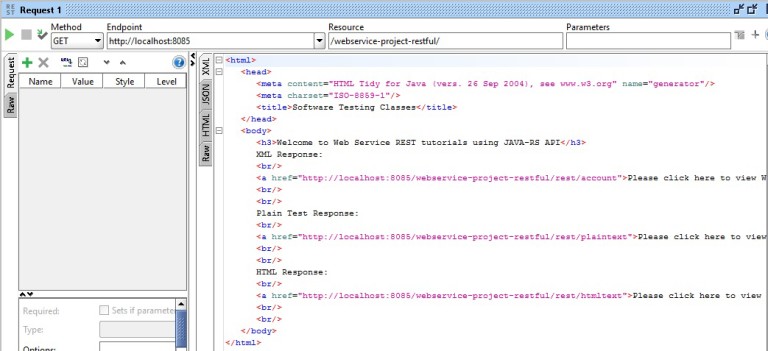 REST Testing using SoapUI