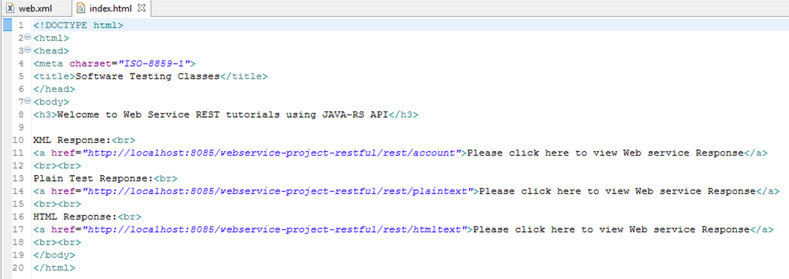 REST project web_xml1