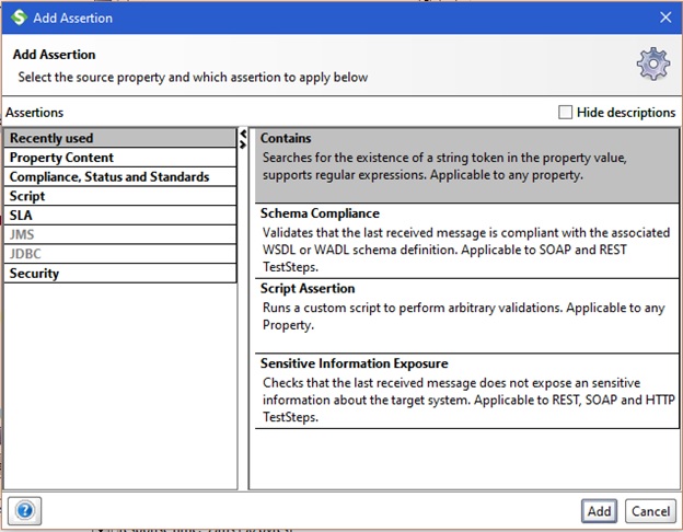 SoapUI Tips - Assertion 1