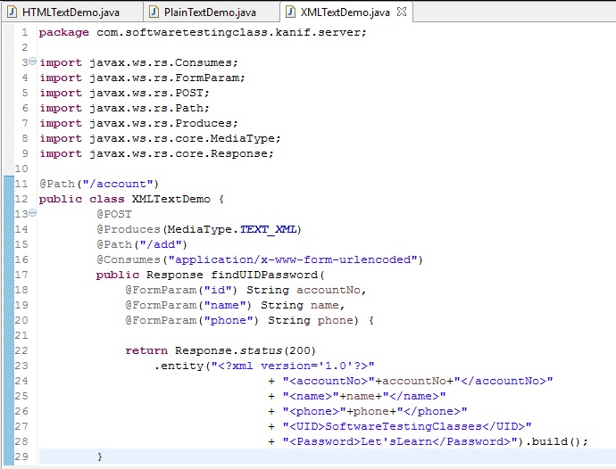 SoapUI XML Text Demo