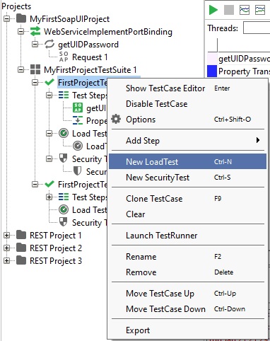 SoapUI tips - load test