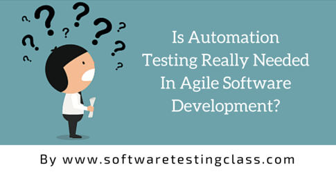 automation testing in agile software development