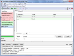 Selenium IDE Screen7