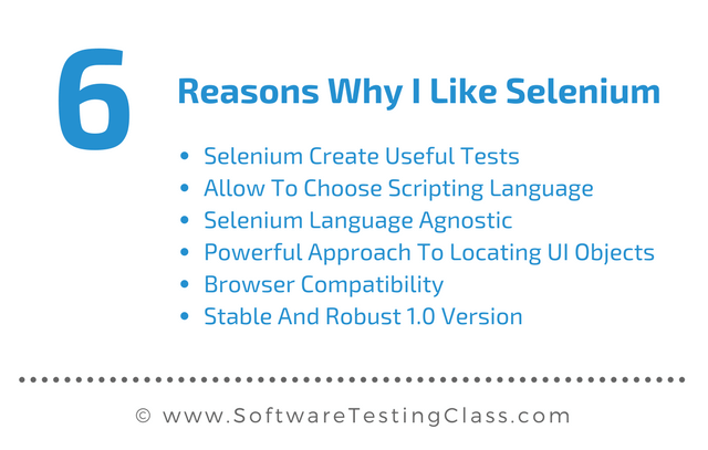 Top Six Reasons Why I Like Selenium