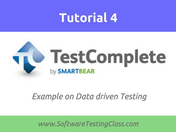 Example on Data driven Testing