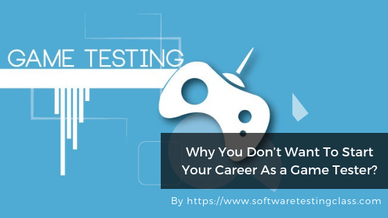 career as a game tester