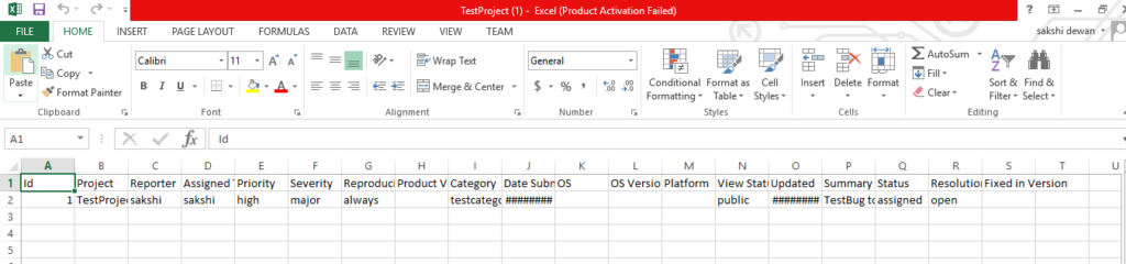 Mantis Bug Tracker Issue Reporting CSV