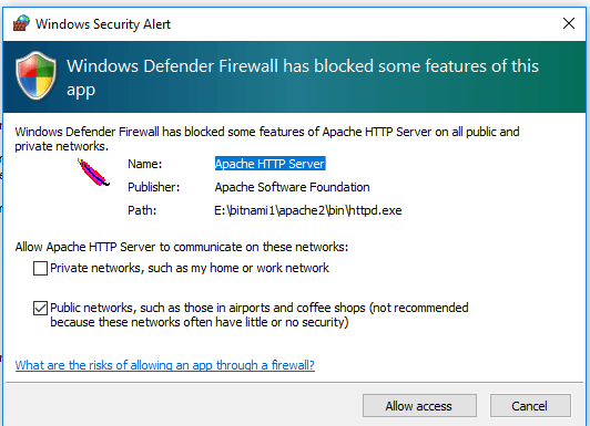 Mantis Windows Defender Screen