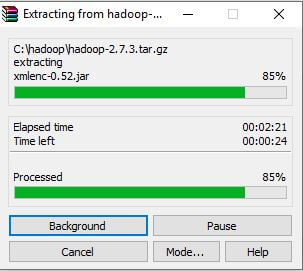 Extract Hadoop zip