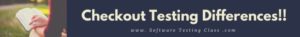 Software Testing Differences