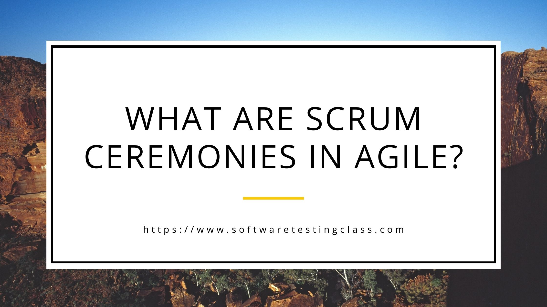 Scrum Ceremonies in Agile